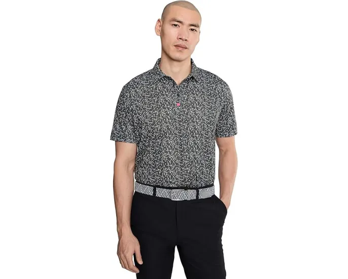 Поло Lucky Swing Polo Black Clover из дышащей ткани с четырехсторонним растяжением