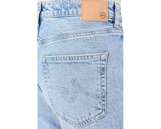Джинсы AG Jeans Brinley с завышенной талией и прямым кроем Gold Country