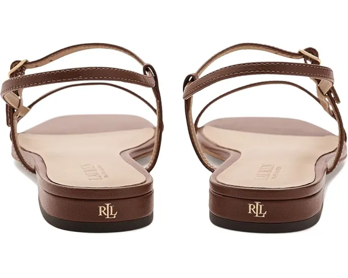 Сандалии Lauren Ralph Lauren Lainee из мягкой кожи Nappa с квадратным носком