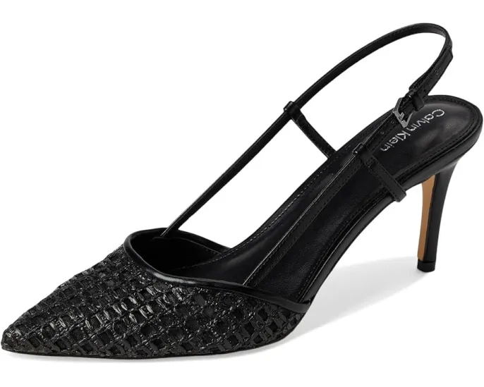 Туфли Juliesa на шпильке с острым носком и плетеным декором