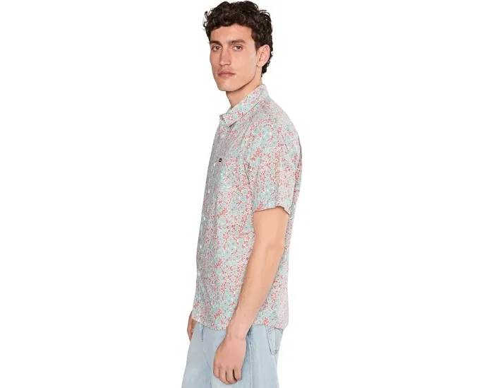 Рубашка Quiksilver Ditsy Daze Classic Short Sleeve Woven с принтом