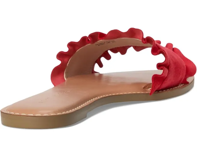 Сланцы Jack Rogers Rozette с рюшами и квадратным носком