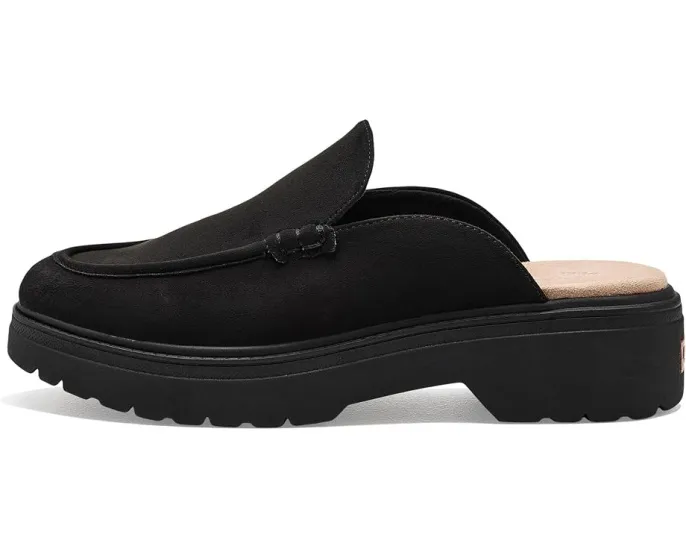 Dr. Scholl's мюли Bring It Clog на платформе черные