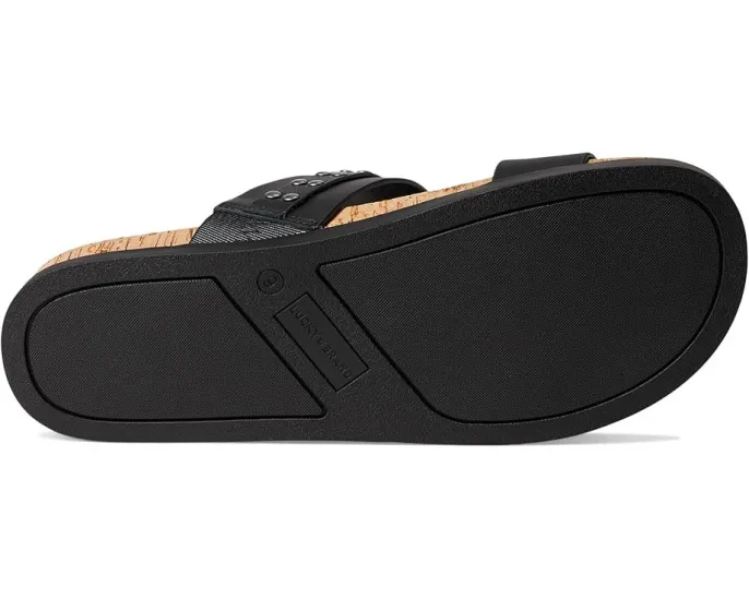 Сандалии Dineesa Studded Two Band Flat от Lucky Brand с заклепками и двойными ремешками