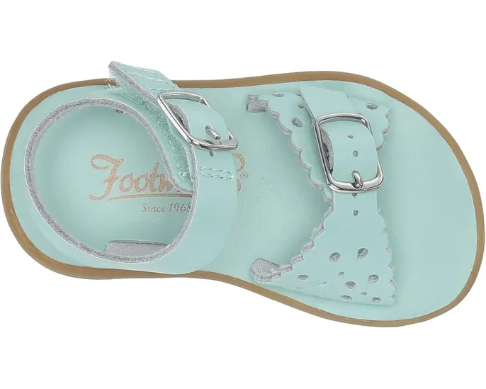 Детские сандалии FootMates Ariel из водонепроницаемой кожи с удобной застежкой