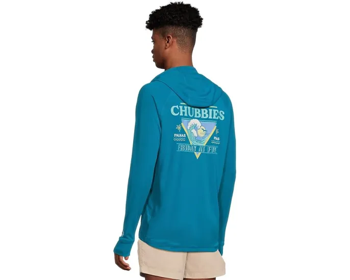 Толстовка Chubbies The Boardwalk Emporer с защитой UPF 50+ и капюшоном