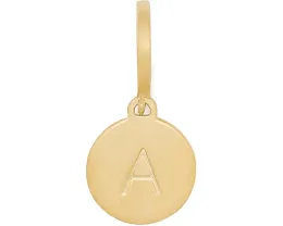 Подвеска Kate Spade New York Mini A с гравировкой из латуни