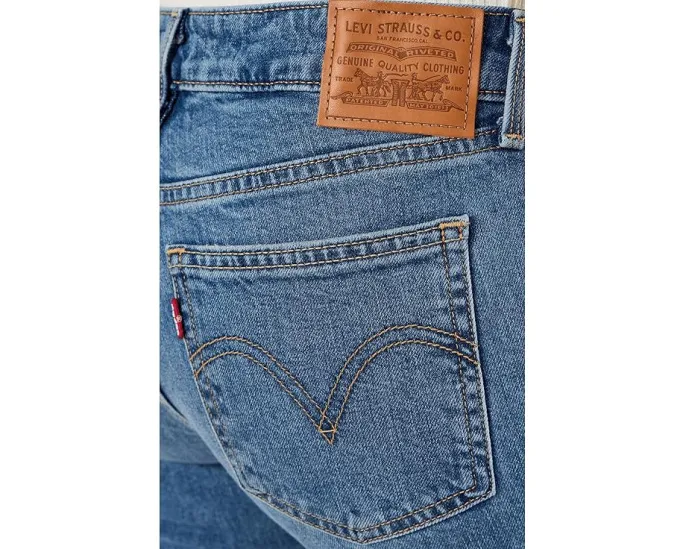 Джинсы Levi's® Premium Low Slim Boot с зауженным кроем и клешем