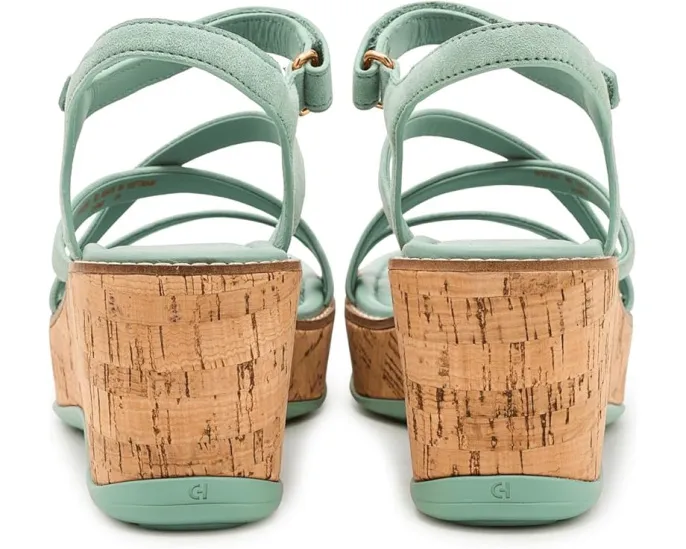 Босоножки Cole Haan Grand Ambition Azzura на платформе с регулируемым ремешком