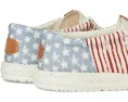 Кроссовки Hey Dude Wally Funk Americana Stars с круглым носком и съемной стелькой