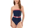 Купальник Jessa One-Piece Beach Riot с ребристым узором и съемным поясом