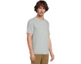 Футболка Vince Short Sleeve Crew из пима-хлопка с рельефным узором