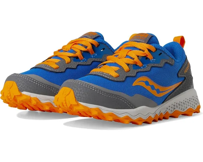 Детские кроссовки Saucony Peregrine Shield KDZ с влагоотталкивающим верхом