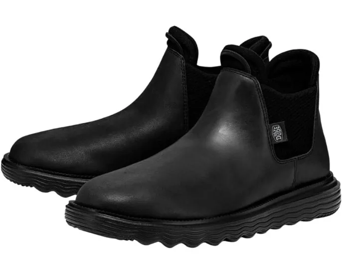 Ботинки Hey Dude Branson Craft Leather с эластичными вставками