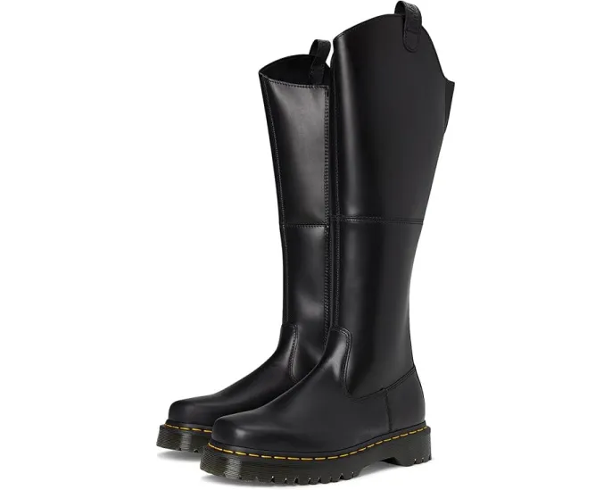 Сапоги Dr. Martens Amaayah Hi Leather Bex Riding до колена на платформе