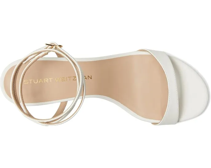 Туфли Stuart Weitzman Nudist Wrap 50 на шпильке с обертывающим ремешком