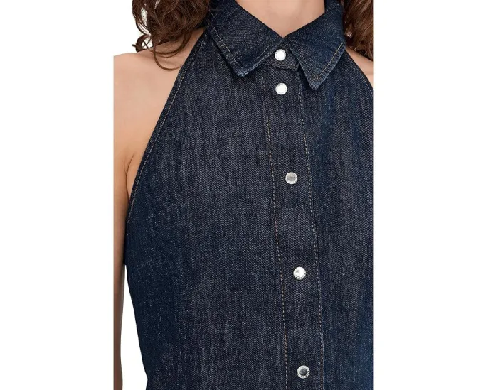 Длинное платье-рубашка 7 For All Mankind с запахом и поясом