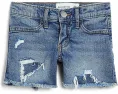 Шорты джинсовые Low-Rise Midi Destroyed от abercrombie kids
