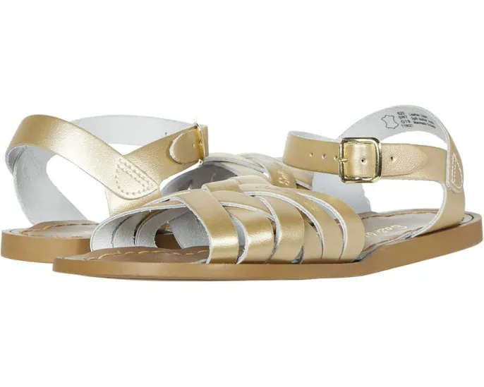 Сандалии Salt Water Sandal Retro с плетеным верхом и латунной фурнитурой