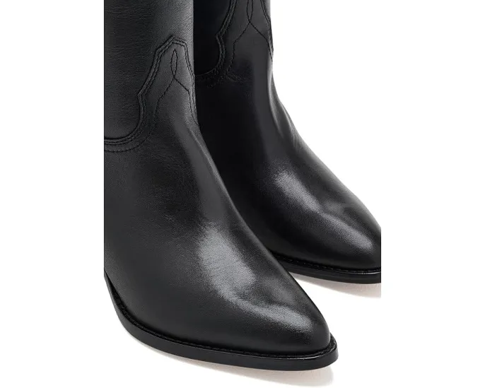 Сапоги кожаные Harpher Lauren Ralph Lauren высокие