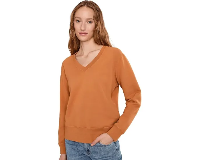 Свитшот с длинным рукавом и глубоким V-образным вырезом Mod-o-doc