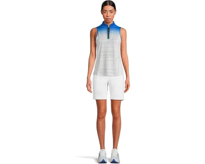 Топ без рукавов Jamie Sadock Flux Print с воротником-стойкой