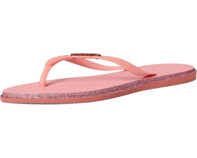 Босоножки Havaianas Slim Point с блестками и заостренным носком
