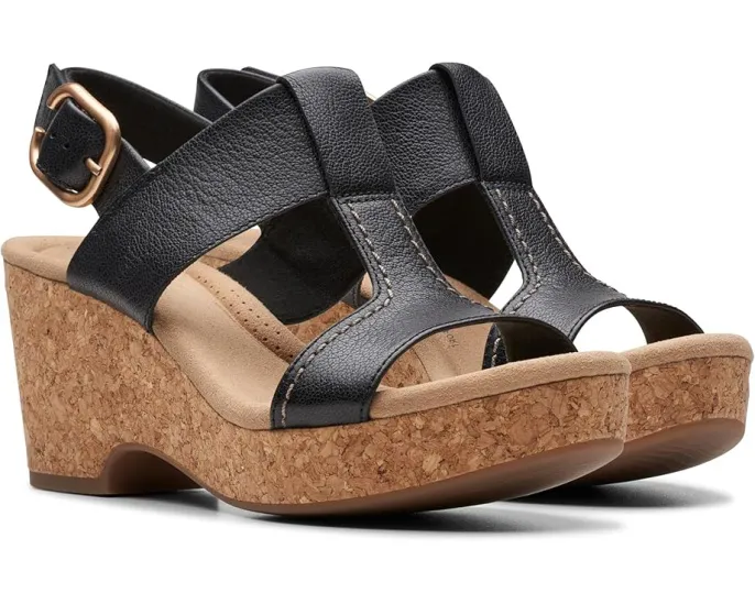 Босоножки Clarks Giselle Style на платформе с квадратным каблуком