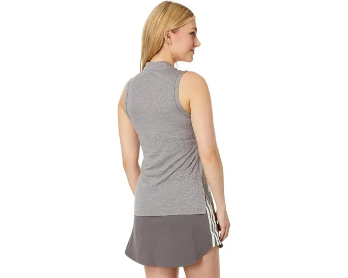 Adidas Ultimate365 поло без рукавов с текстурированной тканью