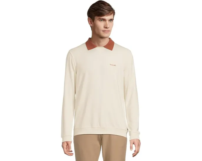 Свитер с воротником Amenities Collar Crew от TravisMathew из модала с аккуратным дизайном