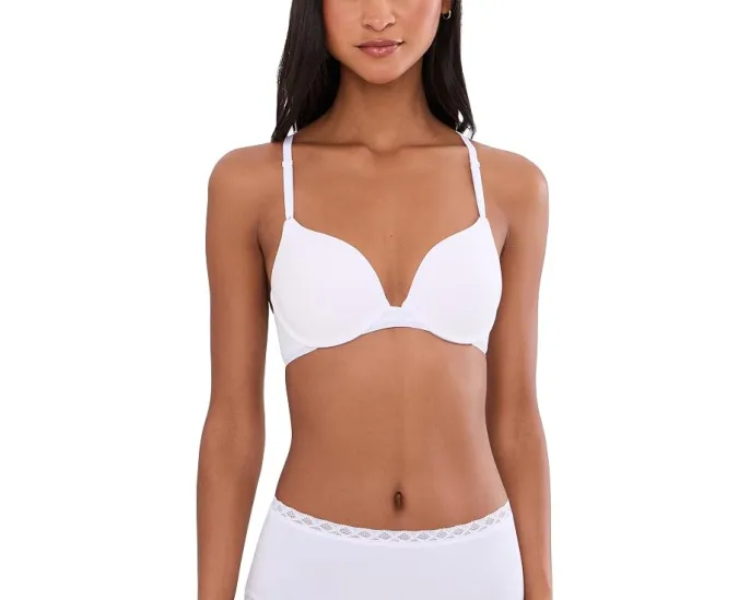Бюстгальтер Natori Bliss Cotton Convertible T-Shirt Bra из хлопка пима с регулируемыми бретелями