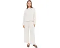 Куртка Organic Cotton Pucker Check с мандариновым воротником EILEEN FISHER