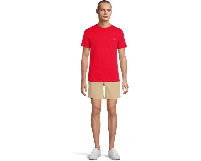Футболка Lacoste с коротким рукавом из пима-джерси и круглым вырезом
