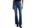 Джинсы AG Jeans Farrah Mid Rise Bootcut из хлопка с эластаном