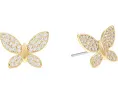 Серьги-гвоздики Kate Spade New York Pave Butterfly Studs с кубическим цирконием
