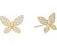 Серьги-гвоздики Kate Spade New York Pave Butterfly Studs с кубическим цирконием