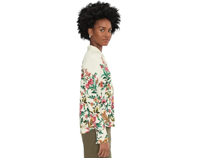 Блуза Johnny Was The Janie Favorite на пуговицах с цветочным принтом