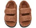 Сандалии Shearling с открытым носком и овчиной от MOON BOOT