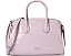 Knott Croc Embossed Leather Medium Zip Top Satchel