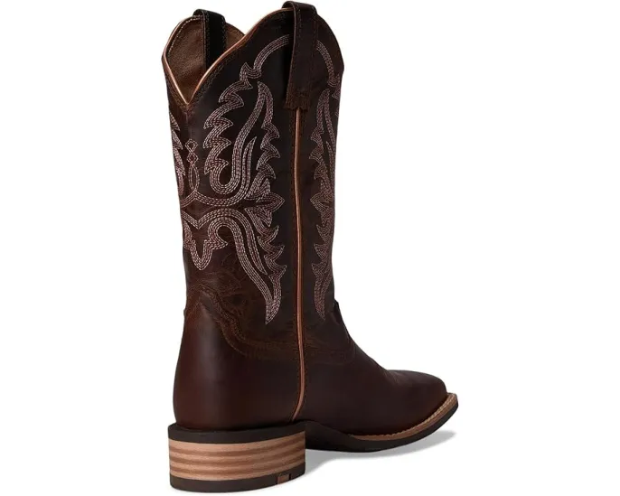 Ковбойские сапоги Ariat Olena Western с широким квадратным носком и подошвой SMARTLITE