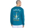 Лонгслив Salty Crew Tailed с принтом для рыбалки из хлопка