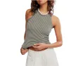 Топ Free People So Soft Seamless Modal Stripe Tank с принтом в полоску