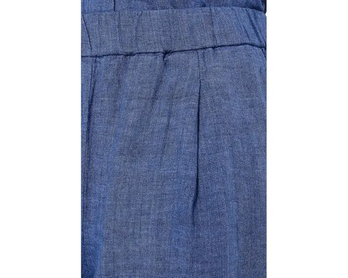 Eileen Fisher Petite брюки с зауженным низом и складками из выстиранного органического льна