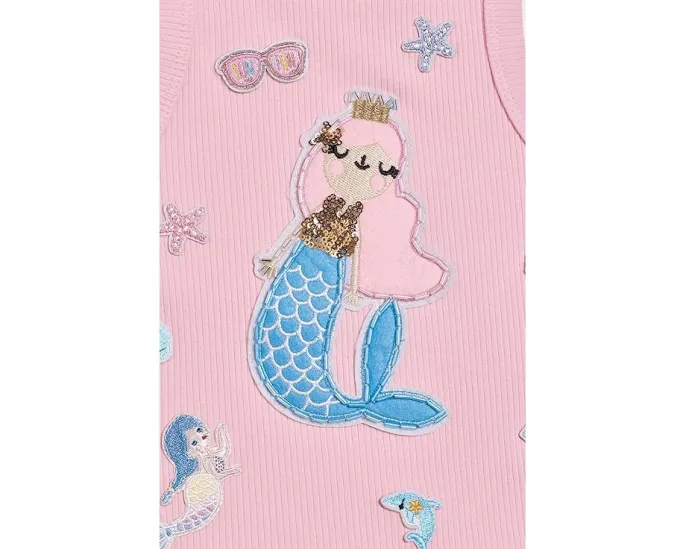 Топ Mermaid Patch Tank Lola and The Boys с русалкой и пайетками