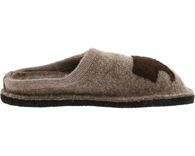 Тапочки Haflinger Doggy Slipper в виде собачки с войлочной подошвой