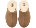 Тапочки UGG Scuff с овчинной подкладкой и гладкой кожей