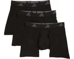 Набор из 3 боксеров adidas из хлопка с эластаном