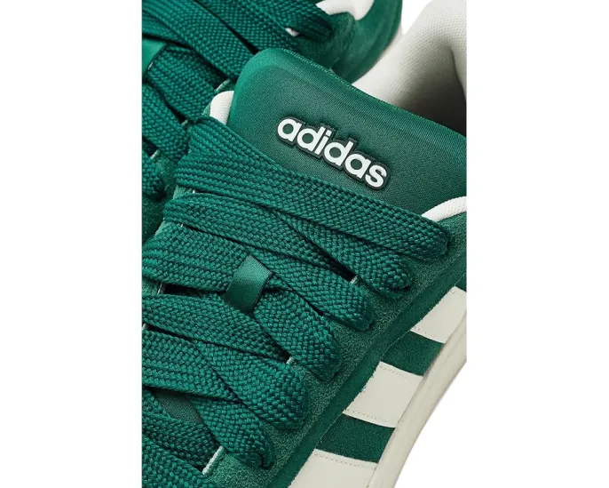 Кроссовки Adidas Grand Court Alpha зеленые с белой подошвой