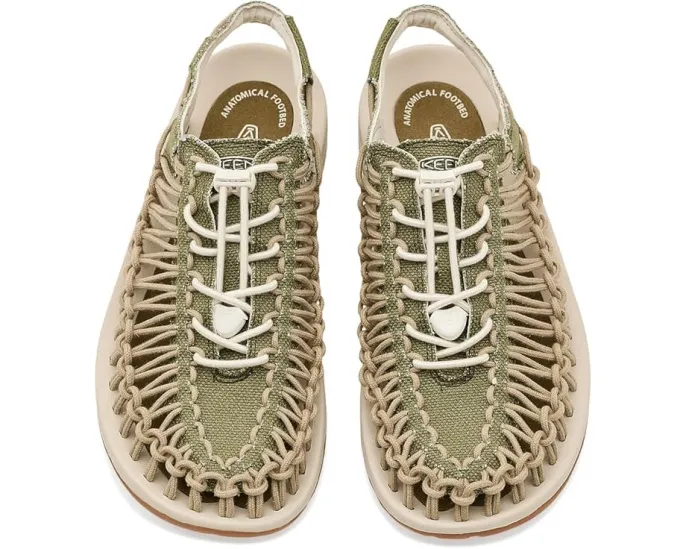 Обувь KEEN Uneek Canvas на плетеных шнурах с системой контроля запаха