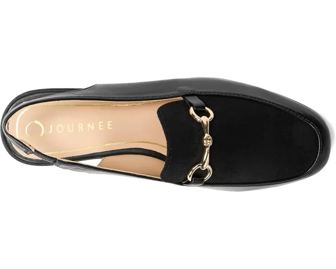 Туфли Journee Collection Lainey на низком каблуке в стиле лоферов